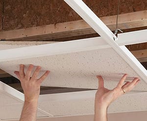 HG-Grid Vinyl Ceiling Grid-100 Sq. Ft. Kit