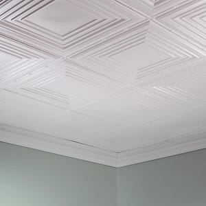Fasade Ceiling Tile in Traditional 3