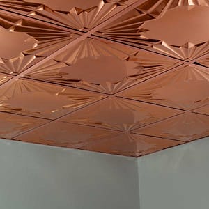 Fasade Ceiling Tile in Art Deco