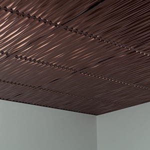 Fasade Ceiling Tile in Dunes