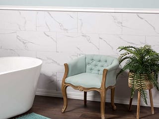 Palisade Wall Panel in Carrara Marble