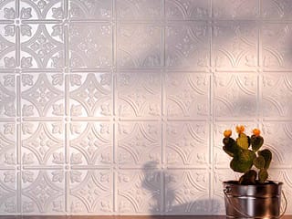 Fasade Backsplash - Traditional 1 in Gloss White