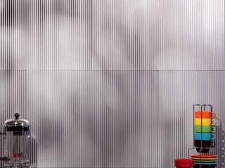 Fasade Backsplash - Rib in Argent Silver