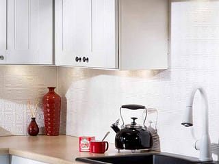 Fasade Backsplash - Miniquattro in Matte White