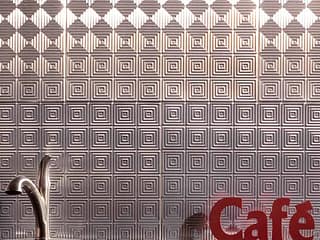 Fasade Backsplash - Miniquattro in Brushed Aluminum