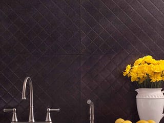 Fasade Backsplash - Quilted in Smoked Pewter