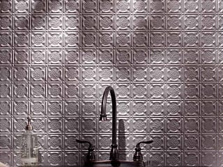 Fasade Backsplash - Traditional 1 in Galvanized Steel