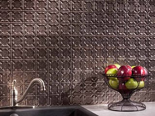 Fasade Backsplash - Traditional 6 in Brushed Nickel