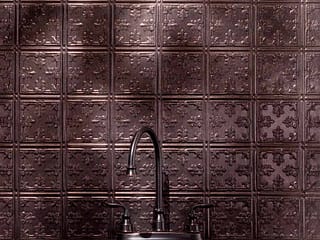 Fasade Backsplash - Traditional 10 in Smoked Pewter