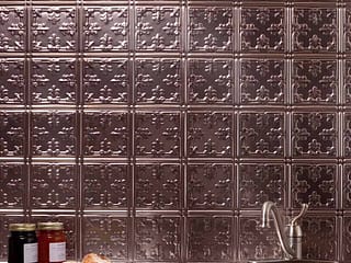 Fasade Backsplash - Traditional 10 in Brushed Nickel