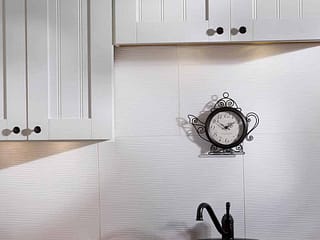 Fasade Backsplash - Ripple in Matte White