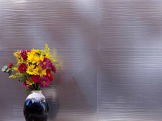 Fasade Backsplash - Ripple in Brushed Aluminum