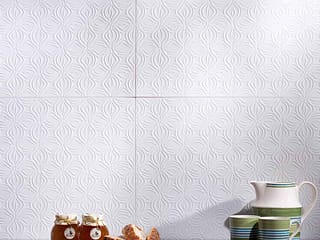 Fasade Backsplash - Lotus in Gloss White