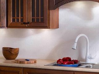 Fasade Backsplash - Lotus in Matte White