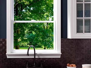 Fasade Backsplash - Lotus in Smoked Pewter