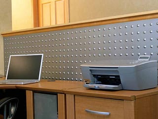 Fasade Wall Panel-Dome in Argent Silver