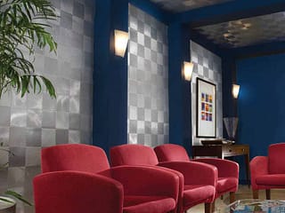 Fasade Wall Panel-Quattro in Brushed Aluminum