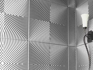 Fasade Wall Panel-Echo in Brushed Aluminum