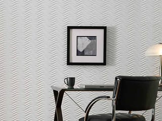 Fasade Wall Panel-Current in Matte White Horizontal