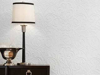 Fasade Wall Panel-Damask in Matte White