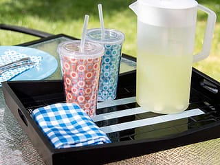 Serving Tray with Aspect Glass Tiles