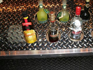 Bar Area with Fasade Diamond Plate