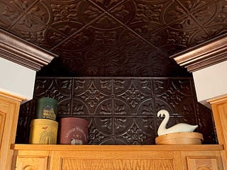 Ceiling Nook with Fasade Traditional 2 in Smoked Pewter