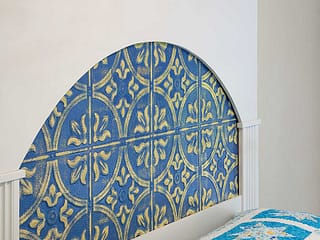 Headboard with Fasade Traditional 2-Matte White (Custom-Painted)