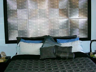 Headboard with Fasade Echo Wall Panel