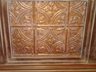 Rustic Wall Inset with Fasade Traditional 1 in Cracked Copper