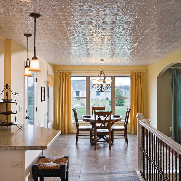 Fasade Ceiling Tile-2x4 Direct Apply-Traditional 2 in Gloss White