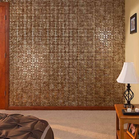 Fasade Wall Panel-Traditional 1 in Bermuda Bronze