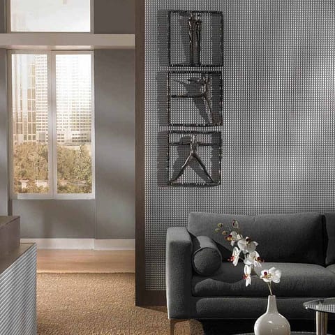 Fasade Wall Panel-Square in Argent Silver