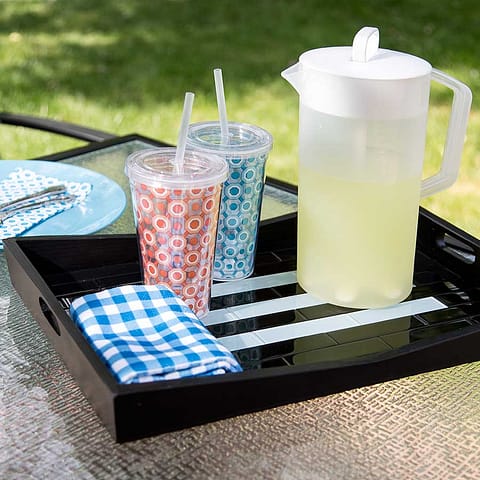 Serving Tray with Aspect Glass Tiles