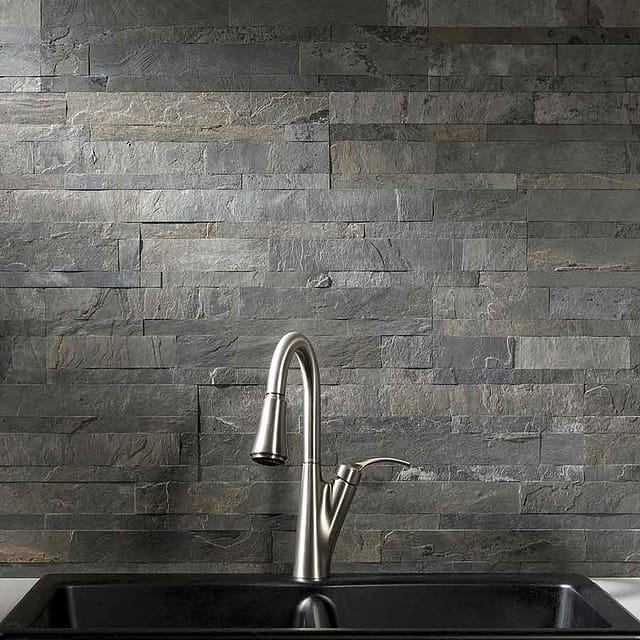 Aspect Stone Tile in Iron Slate
