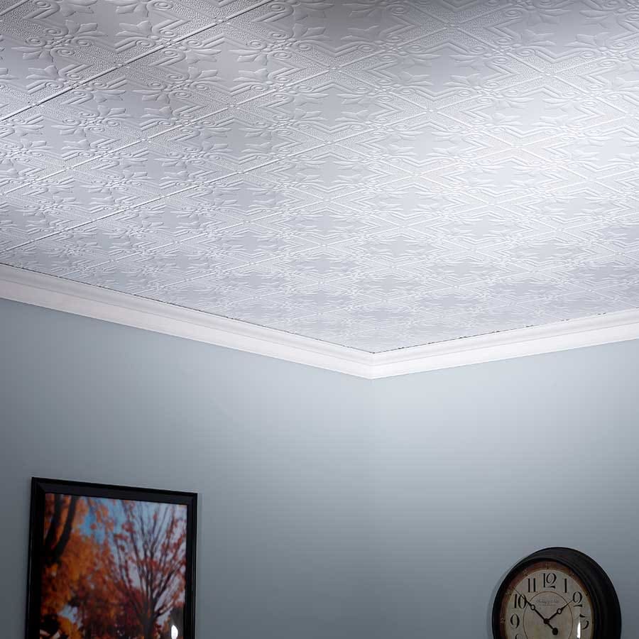 Fasade Ceiling Tile in Regalia