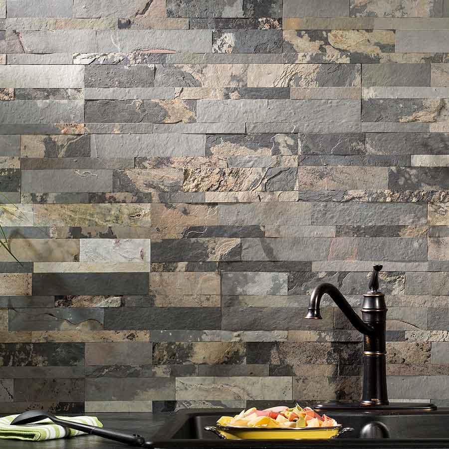 Aspect Stone Tile in Medley Slate