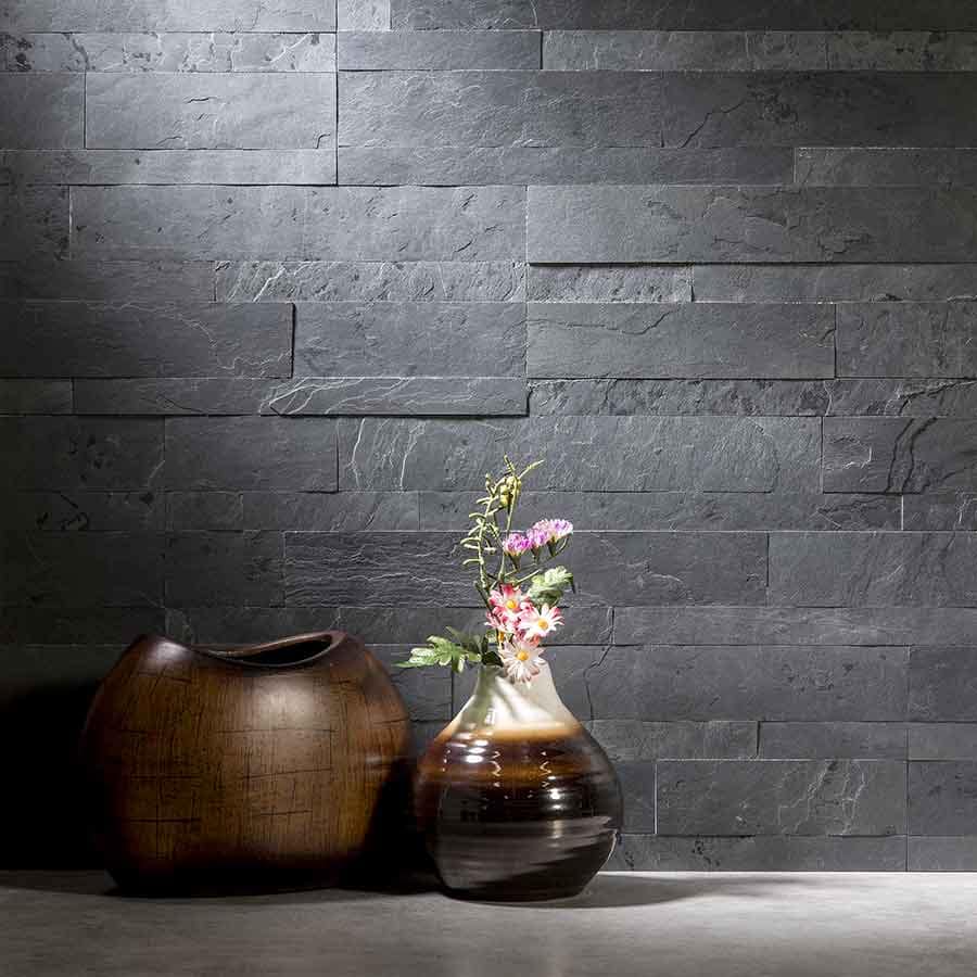 Aspect Stone Tile in Charcoal Slate