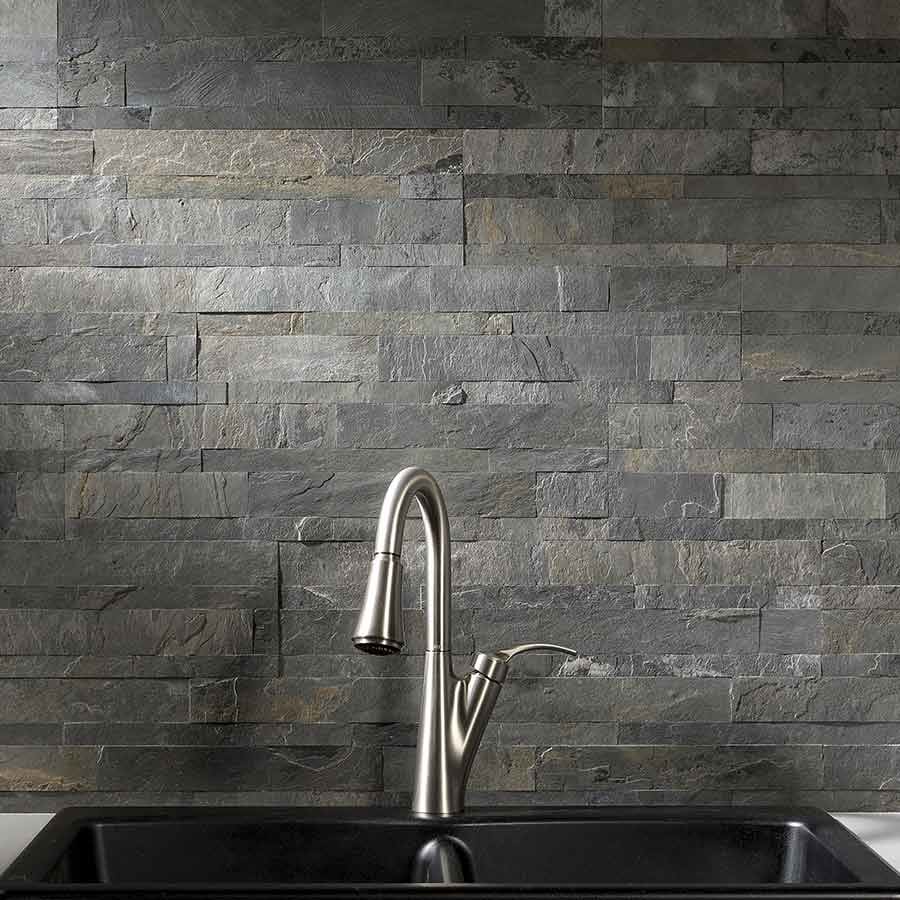 Aspect Stone Tile in Iron Slate
