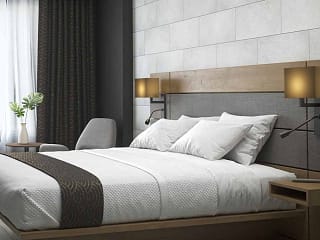 Palisade Rain Cloud in Hotel Bedroom