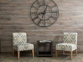 Palisade Wall Planks in Natural Oak in Lounge Area