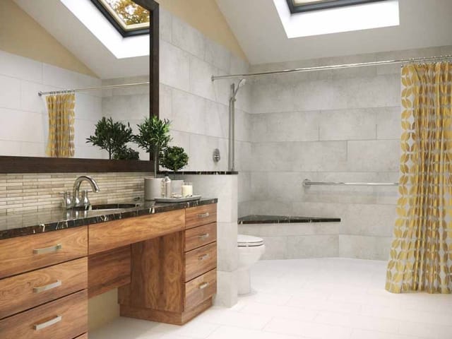 Palisade Rain Cloud in Senior Center Restroom Palisade Rain Cloud in Senior Center Restroom