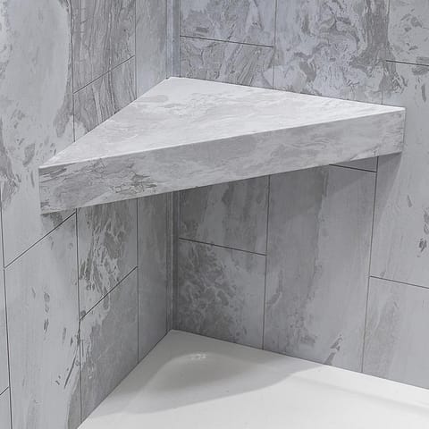 Palisade matching bench in Iced Pewter