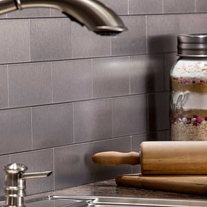 Aspect Peel and Stick 3x6 Metal Tiles