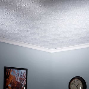 Fasade Ceiling Tile in Regalia