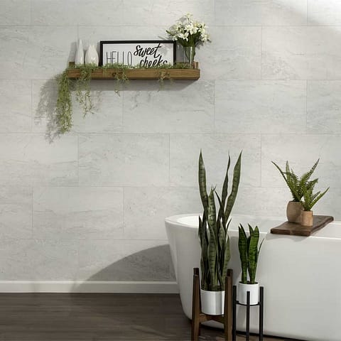 Palisade Wall Panel in Iced Pewter