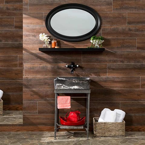 Palisade Wall Planks in Oak Mocha