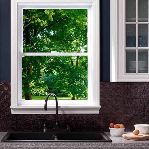 Fasade Backsplash - Lotus in Smoked Pewter