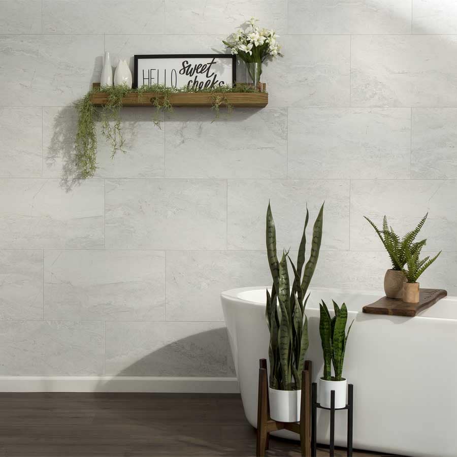 Palisade Wall Panel in Iced Pewter