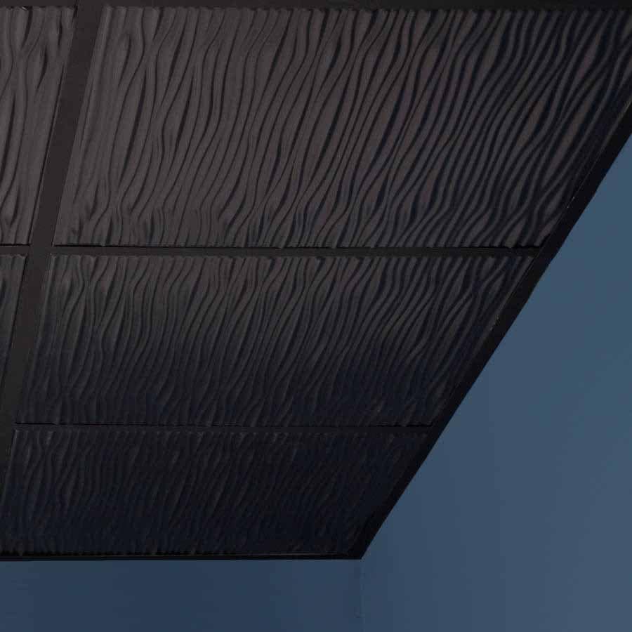 Genesis Ceiling Tile 2x2 Drifts in Black